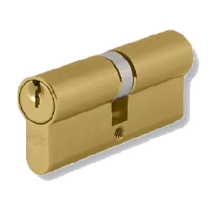 Union 2x18 Double Euro Cylinder Brass