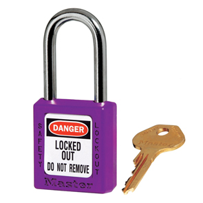 Master Lock Safety Padlock 410 Purple KA