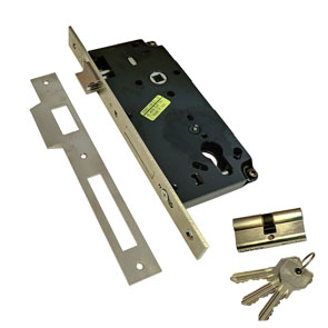Cisa 5C110 Cyl Mortice Lock 60mm NP