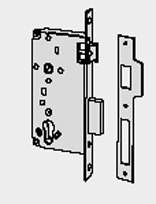 Cisa Logoline 5C611 Cyl Mortice Lock 70mm SB