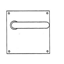 Union Dove Door Furniture On 152mm Plate Oval