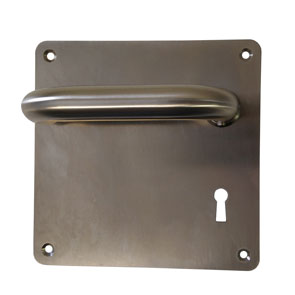 DPS Lever Handle FT08 on Plate Lock SS
