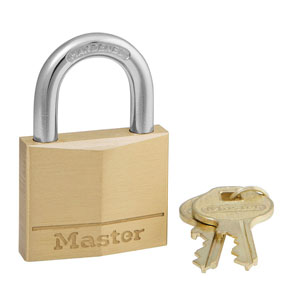 Master Lock Padlock 140D Brass 38mm KD