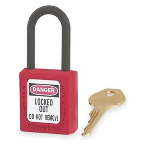 Master Lock Safety Padlock 406 Red KD