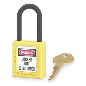 Master Lock Safety Padlock 406 Yellow KA