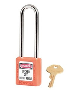 Master Lock 410 Lockout Padlock Orange LS KA