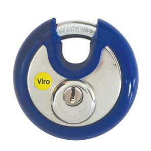 Viro Discus Padlock 70mm Flat Key KA