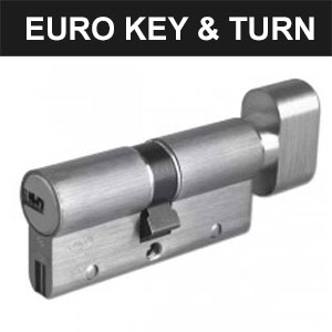 Euro Key & Turn Cylinders
