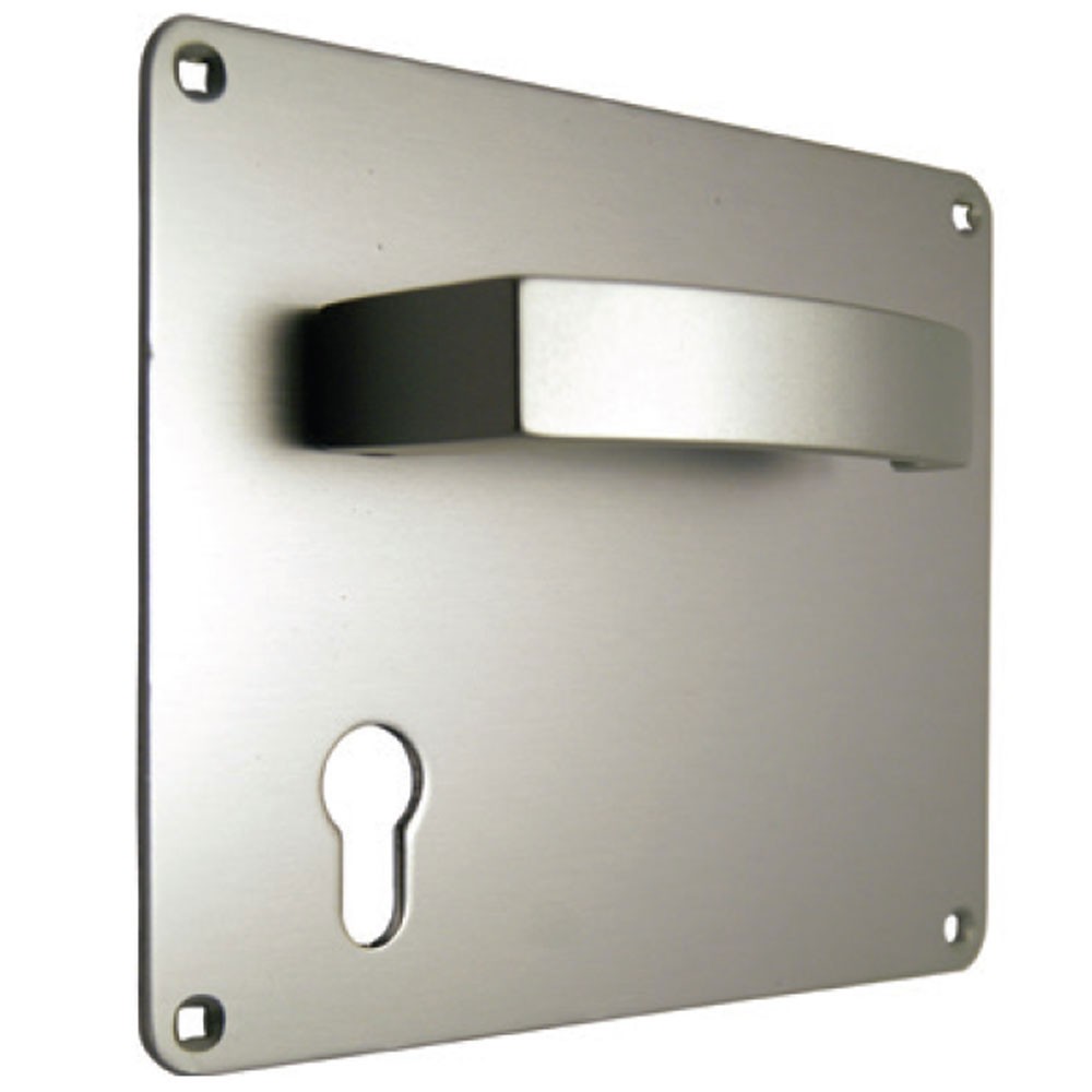 Union Sable Door Furniture On 178mm Plate Euro