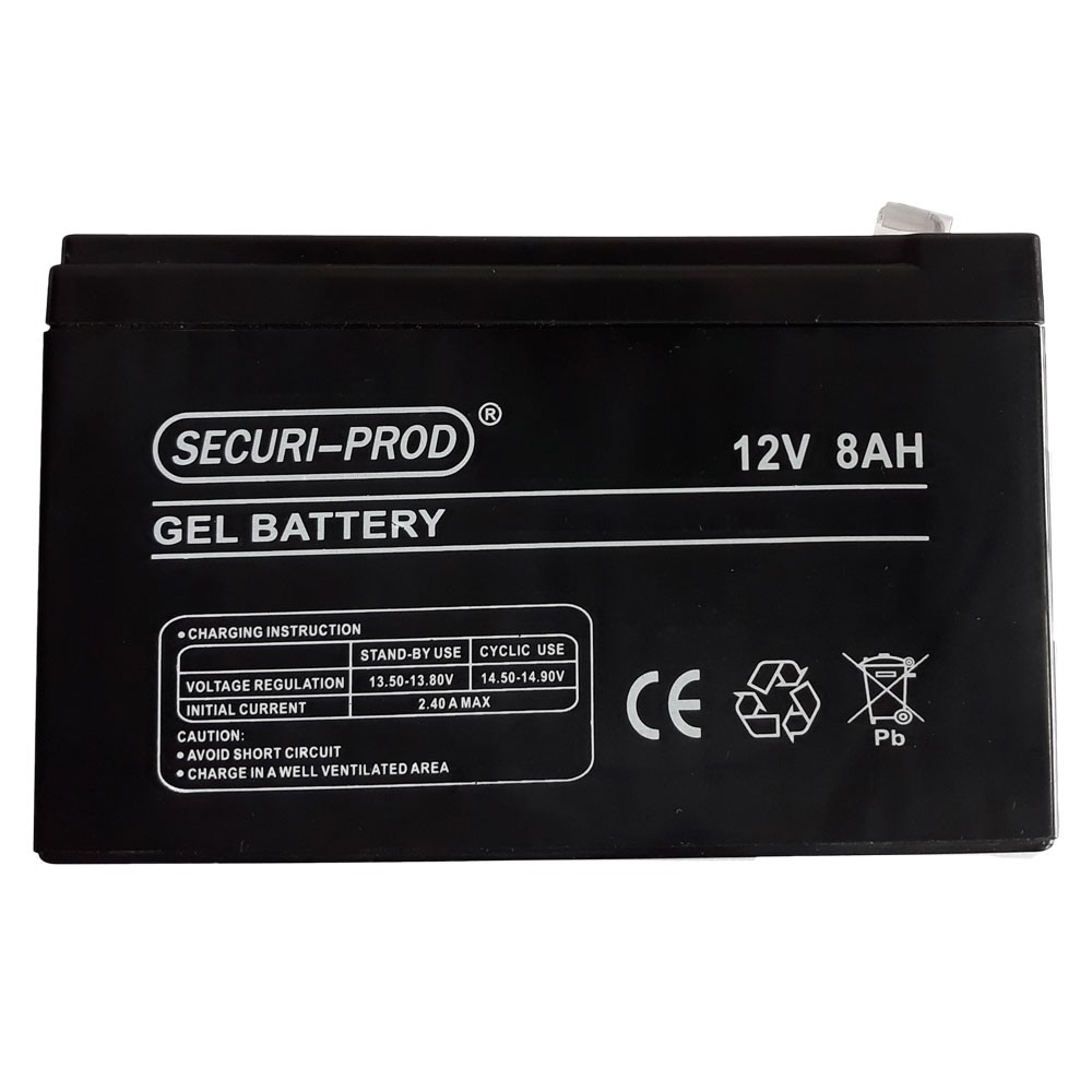 Securi-Prod Battery 12V 8AH Gel SLA