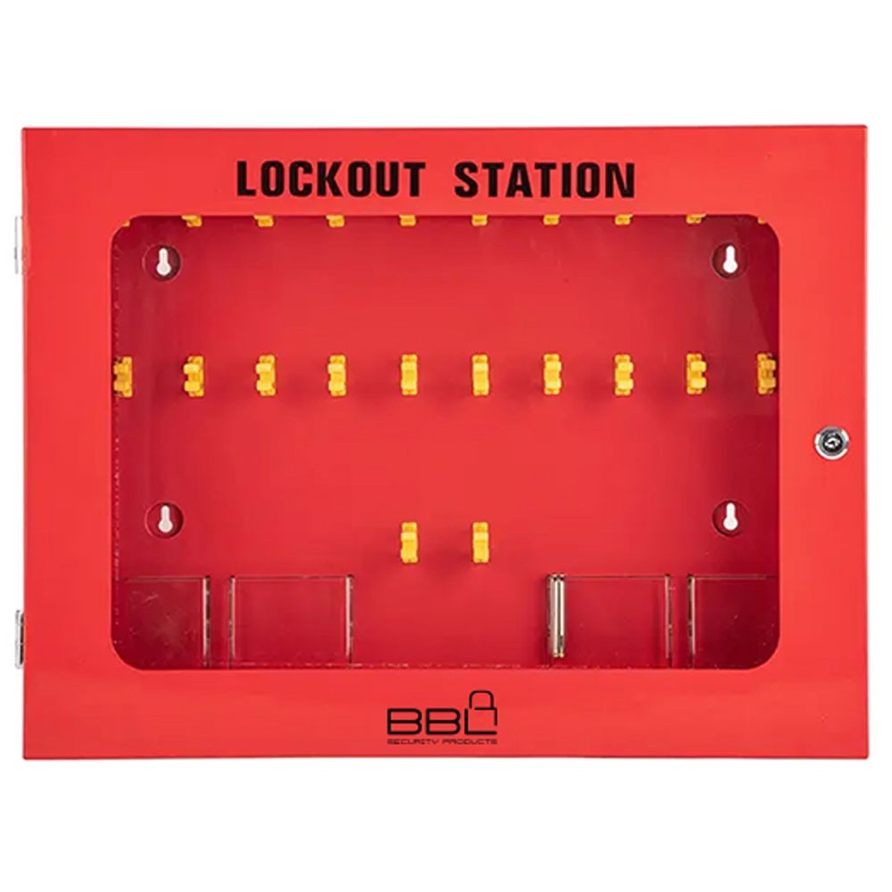 BBL Steel Lockout Station 44 Capacity Red