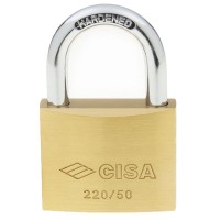 Cisa Brass Padlock 50mm G40D