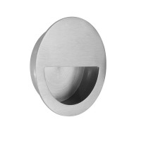 QS Round Flush Pull With Half Moon Pull 50mm