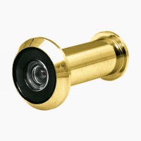 QS Brass Door Viewer 30mm 180° Brass