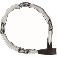 Abus Chain Lock 6mm x 110cm Reflective Silver