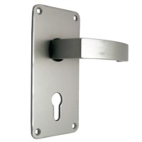 Union Sable Door Furniture On 76mm Plate L-2209 AS