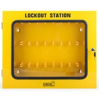 BBL Steel Lockout Station 60 Capacity Yellow