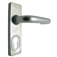 Union Dove Door Furniture On 45mm Plate 48 CTC AS