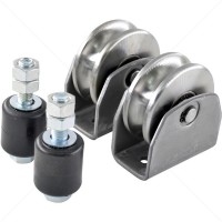 Securi-Prod Gate wheel kit 80mm with 2 Guides