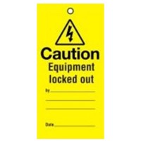 Lockout Tag Equipment Locked Out