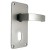 Union Sable Door Furniture On 76mm Plate Oval