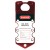 Fortis Labeled Lockout Hasp Red